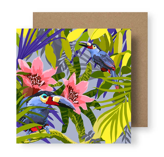 Toucans in the `jungle Series No.2
